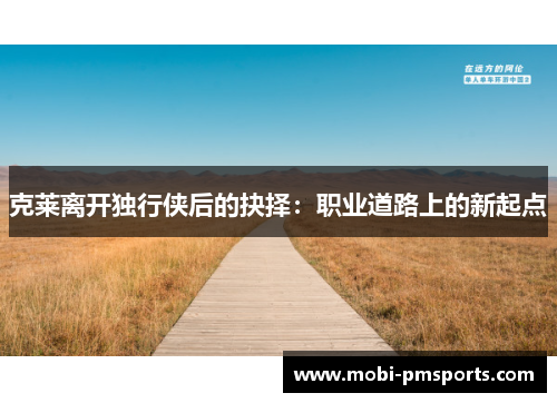克莱离开独行侠后的抉择：职业道路上的新起点
