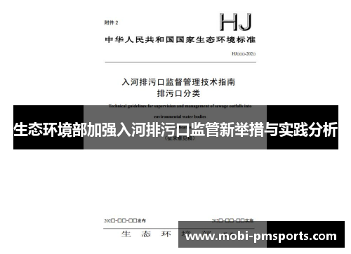 生态环境部加强入河排污口监管新举措与实践分析